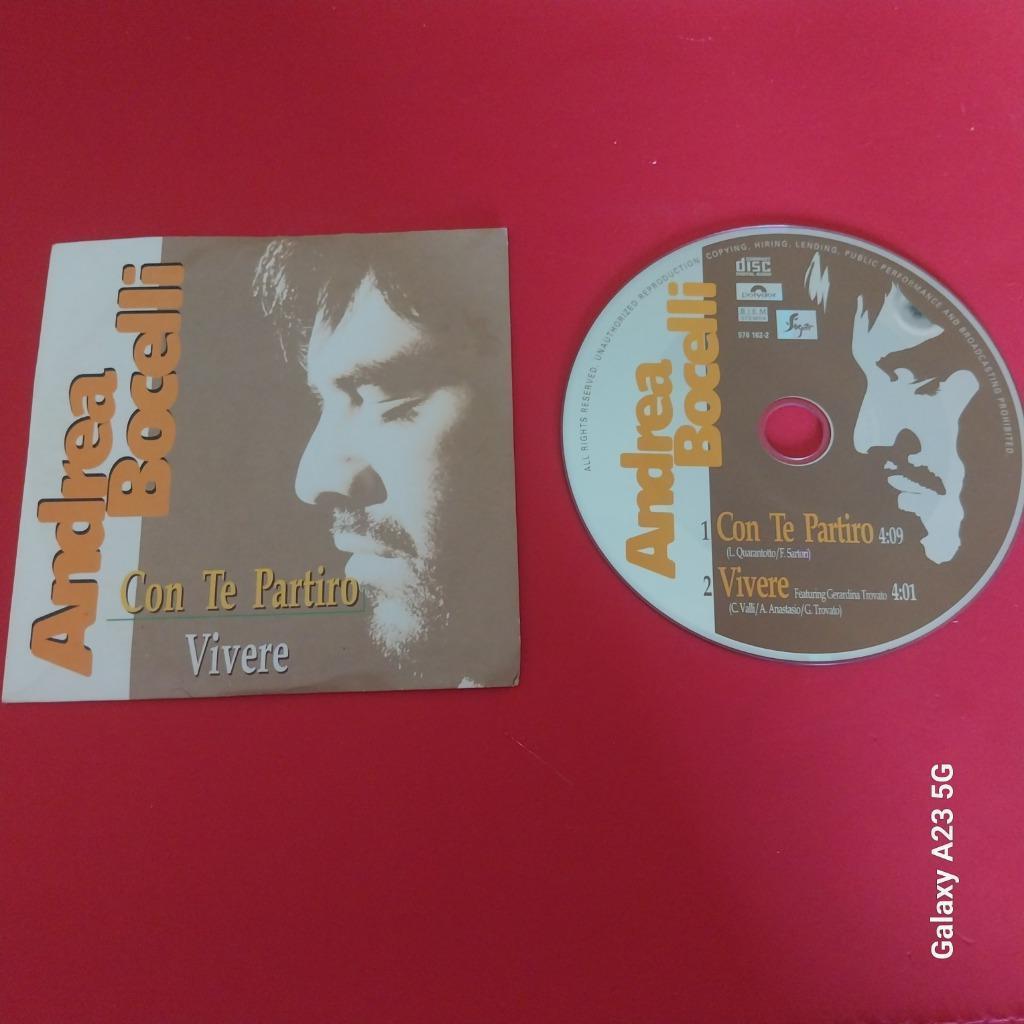 CD” Andrea Bocelli- Met Te Partiro/Vivere”, Cd's en Dvd's, Ophalen, Zo goed als nieuw