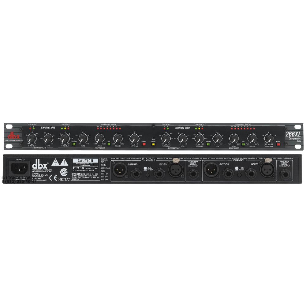 DBX 266 XL compressor/gate, Enlèvement, Utilisé, Compresseur