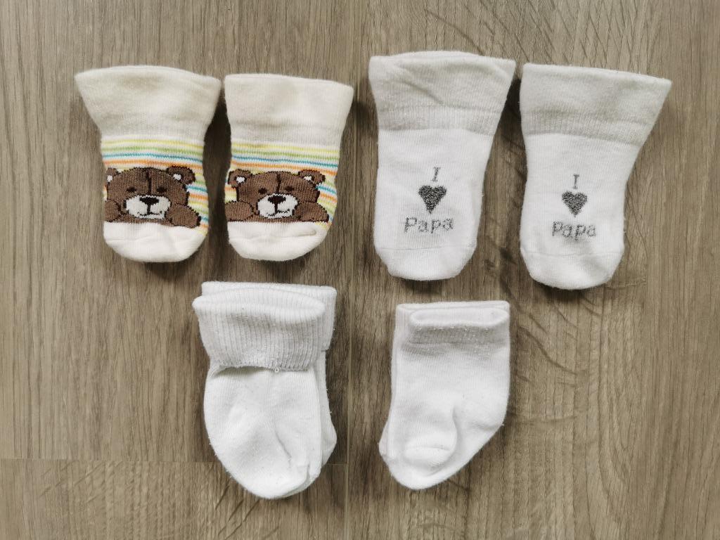 4 paar babysokken - maat 50/56, Enlèvement ou Envoi, Utilisé, Garçon ou Fille, Vêtements de nuit ou Sous-vêtements