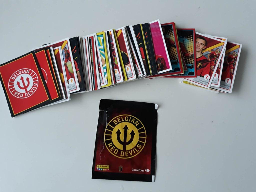 Diables Rouges Belges du Carrefour 2022 à 0,10€ la photo, Autres supermarchés, Enlèvement
