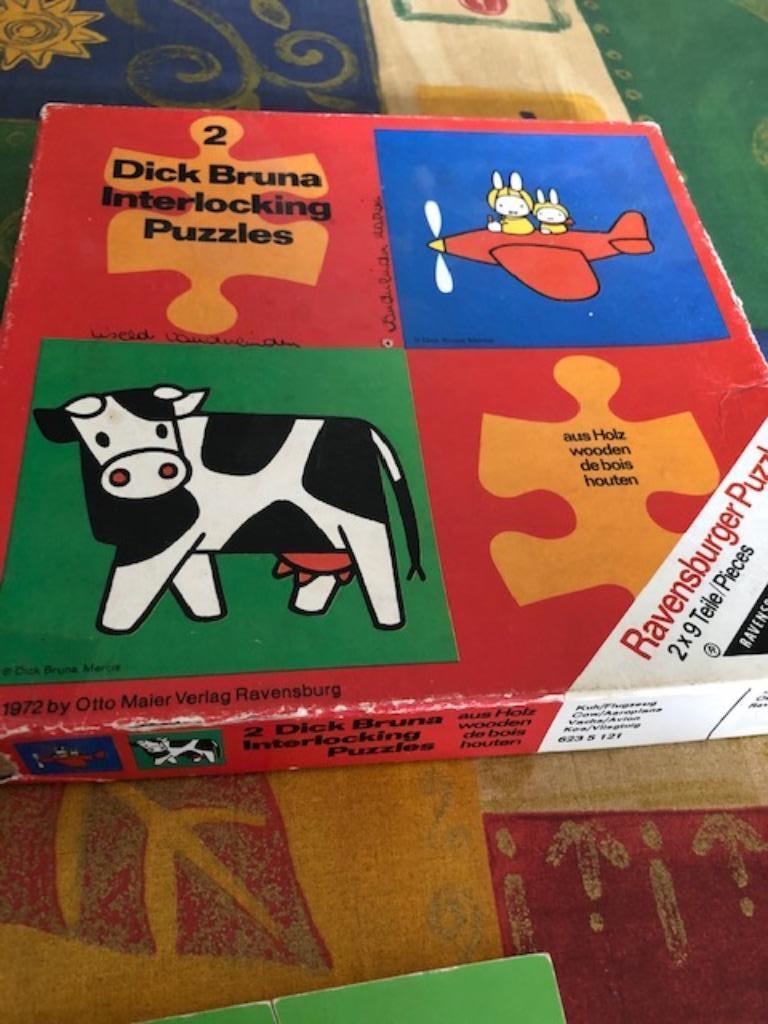 2 puzzles imbriqués Dick Burna *Vintage*, Enlèvement ou Envoi