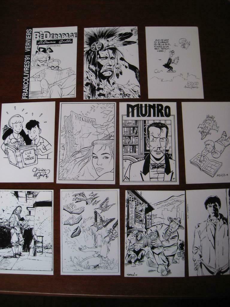 cartes postales BD, Eén stripboek, Ophalen of Verzenden, Nieuw