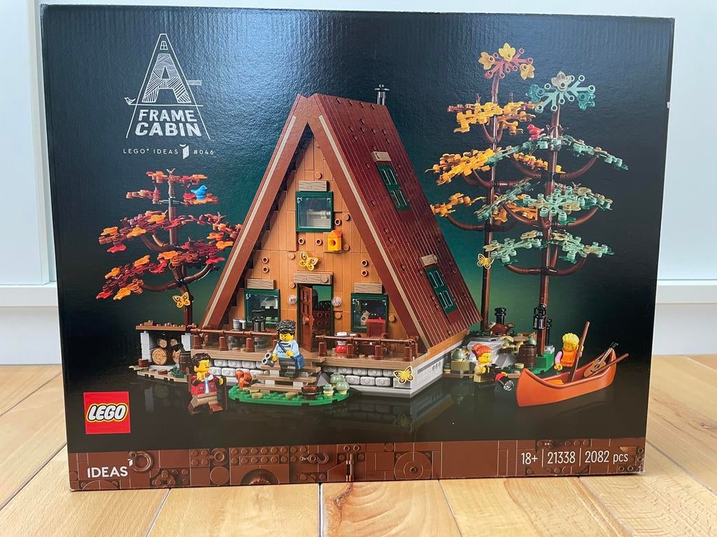 Lego 21338 A-frame Cabin/boshut, Ophalen of Verzenden, Nieuw, Complete set, Lego