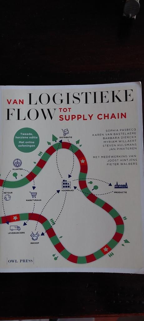 Van logistieke flow tot supply chain, Boeken, Studieboeken en Cursussen, Ophalen of Verzenden, Zo goed als nieuw