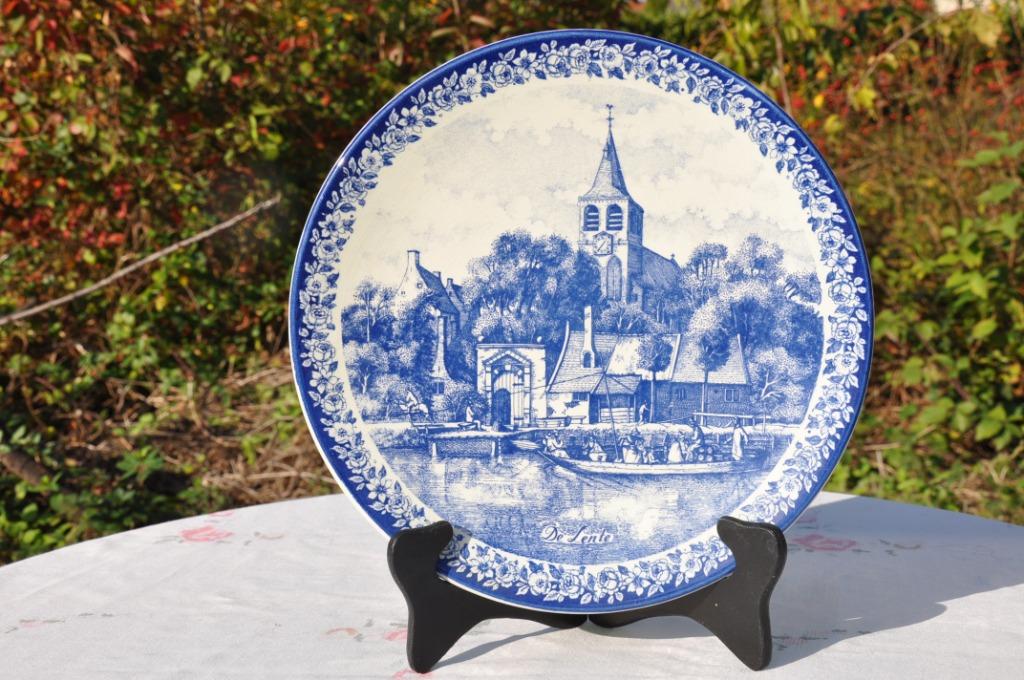 §  plat mural delft "de lente" (1), Antiquités & Art, Enlèvement ou Envoi
