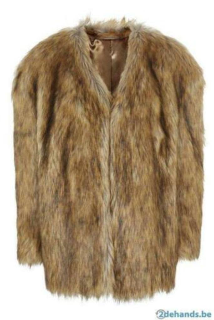 Topshop London Fashion Week faux fur jas, mt S oversized, Kleding | Dames, Overige kleuren, Verzenden, Topshop, Zo goed als nieuw