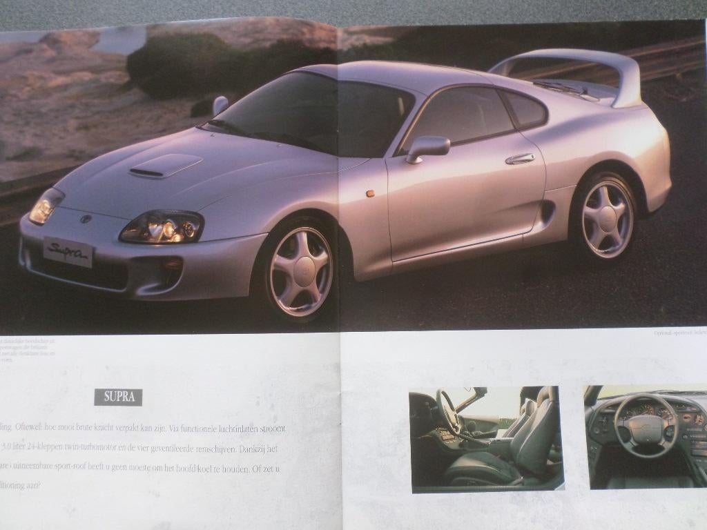 Toyota Celica & MR2 & Supra BiTurbo 1994 Brochure, Ophalen of Verzenden, Toyota