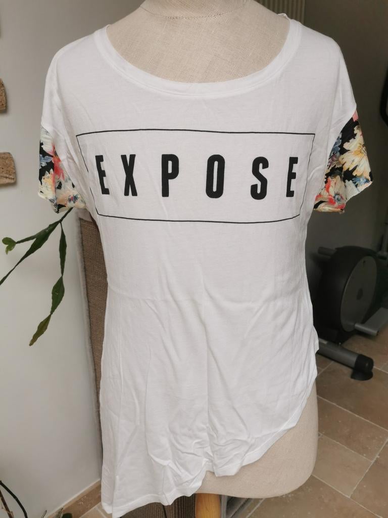 Magnifique t-shirt blanc pour femme de Pull & Bear, Enlèvement ou Envoi, Comme neuf, Taille 38/40 (M)