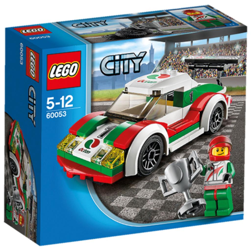 LEGO City Race 60053 Octan Race Car MET DOOS in TOPSTAAT, Enlèvement ou Envoi, Comme neuf, Ensemble complet, Lego