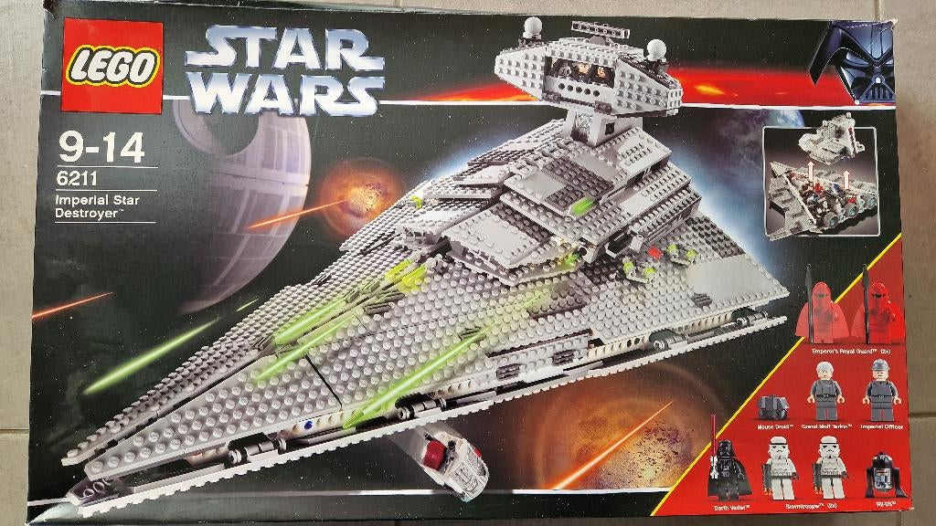 Lego Star Wars 6211 Imperial Star Destroyer 2006 ruimteschip, Verzenden, Zo goed als nieuw, Complete set, Lego