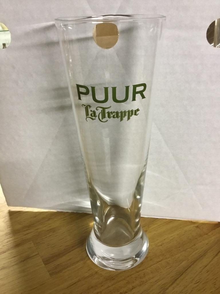 Verre la trappe puur, Collections, Enlèvement ou Envoi, Utilisé, Verre à bière