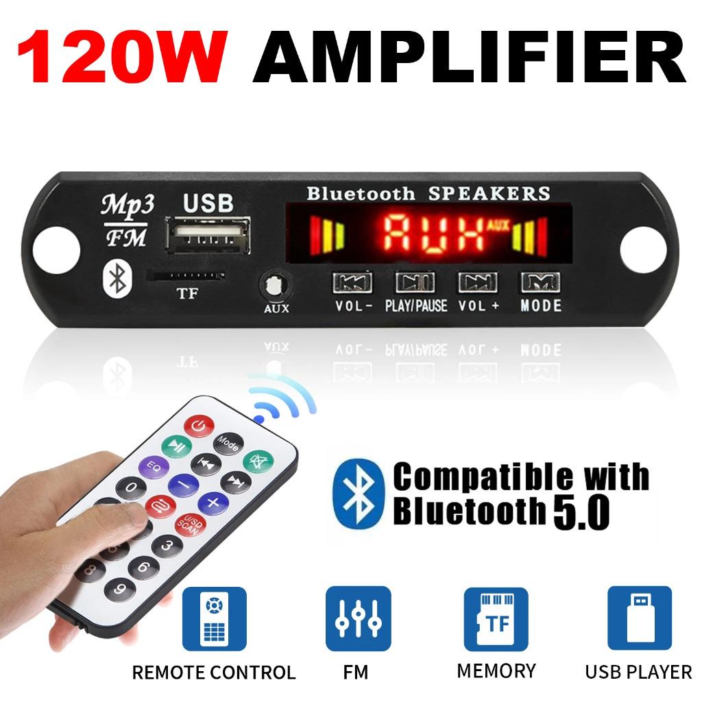 120w autoradio MP3 FM USB Aux Bluetooth SD-kaart, Ophalen of Verzenden, Nieuw