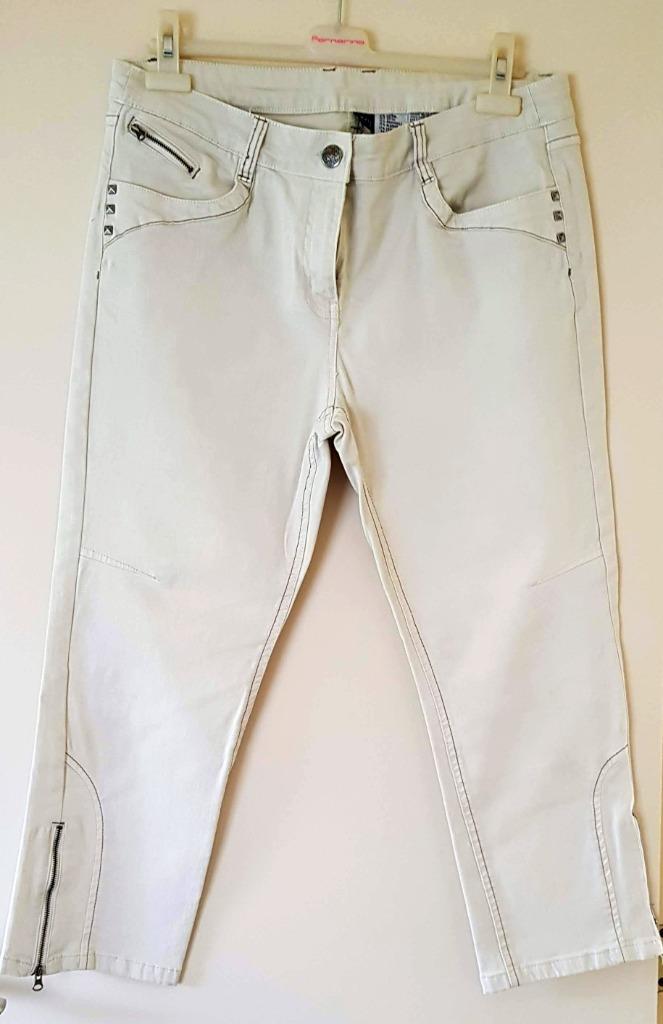 Ecru jeans 7/8, Ophalen of Verzenden, Zo goed als nieuw, Wit