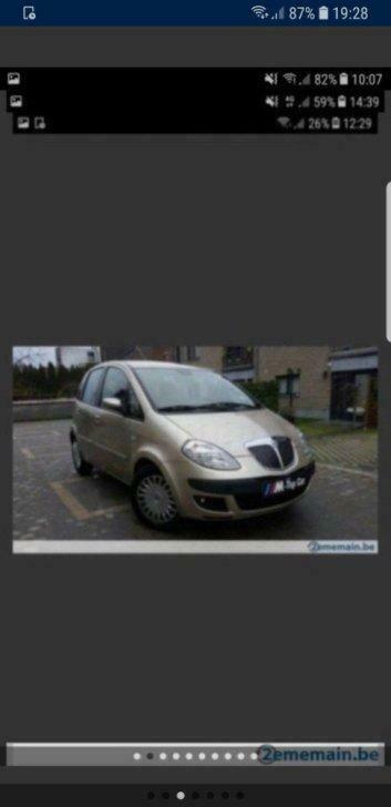 lancia musa 1300d 06/2006 126000km airco ctok propre, Autos, Achat, Boîte manuelle, Autres couleurs, Diesel