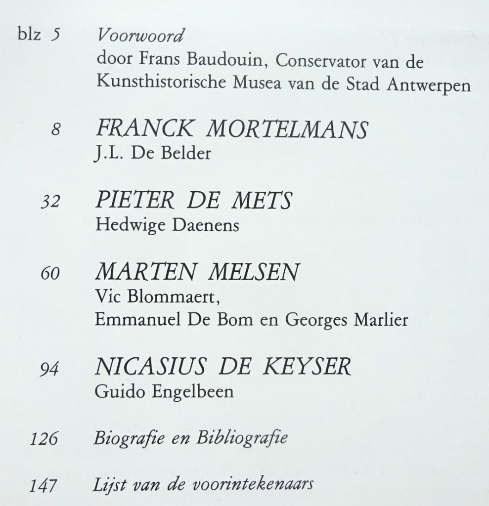 Vier uit de Antwerpse polder, KMSKA - Lannoo - 1979, Enlèvement ou Envoi, Utilisé, Peinture et dessin
