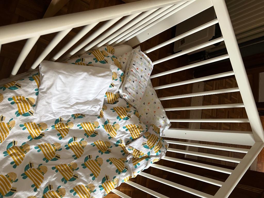 Babybed met alle toebehoren, Ophalen, Zo goed als nieuw, Ledikant