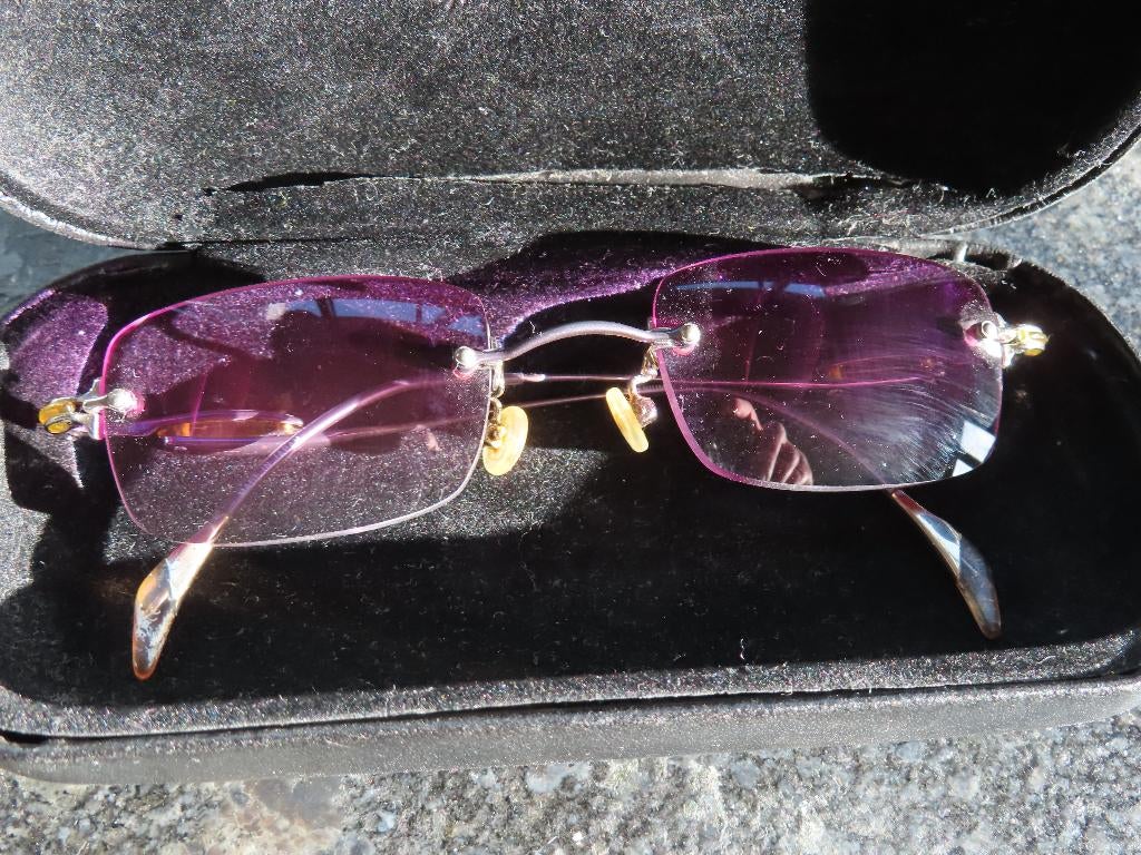 Retro zonnebrilletje op sterkte, Enlèvement ou Envoi, Utilisé, Lunettes de soleil avec correction