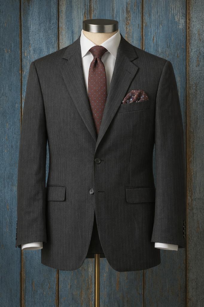 wollen herenblazer – Selected maat 46, Kleding | Heren, Kostuums en vesten, Zo goed als nieuw, Maat 46 (S) of kleiner, Grijs, Ophalen of Verzenden