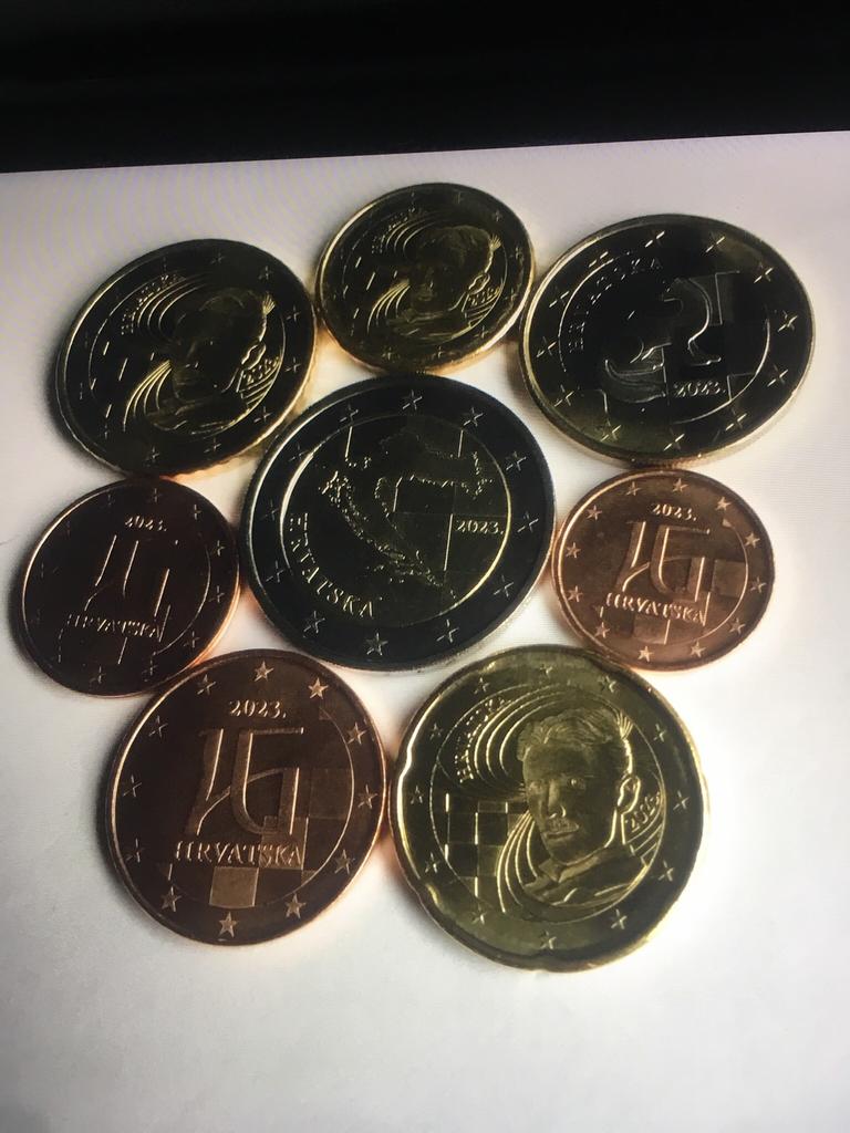 2023 Kroatië unc set, Postzegels en Munten, Ophalen of Verzenden, België, Setje