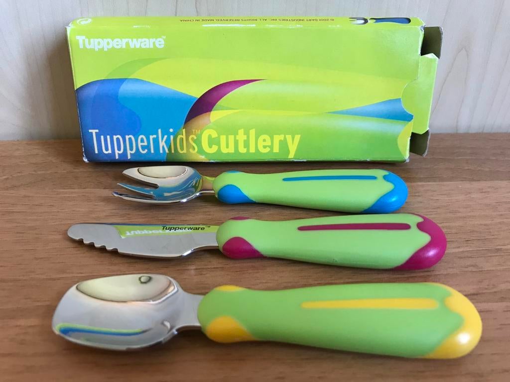 Kinder bestek van Tupperware *nieuw, nooit gebruikt*, Ophalen of Verzenden, Nieuw