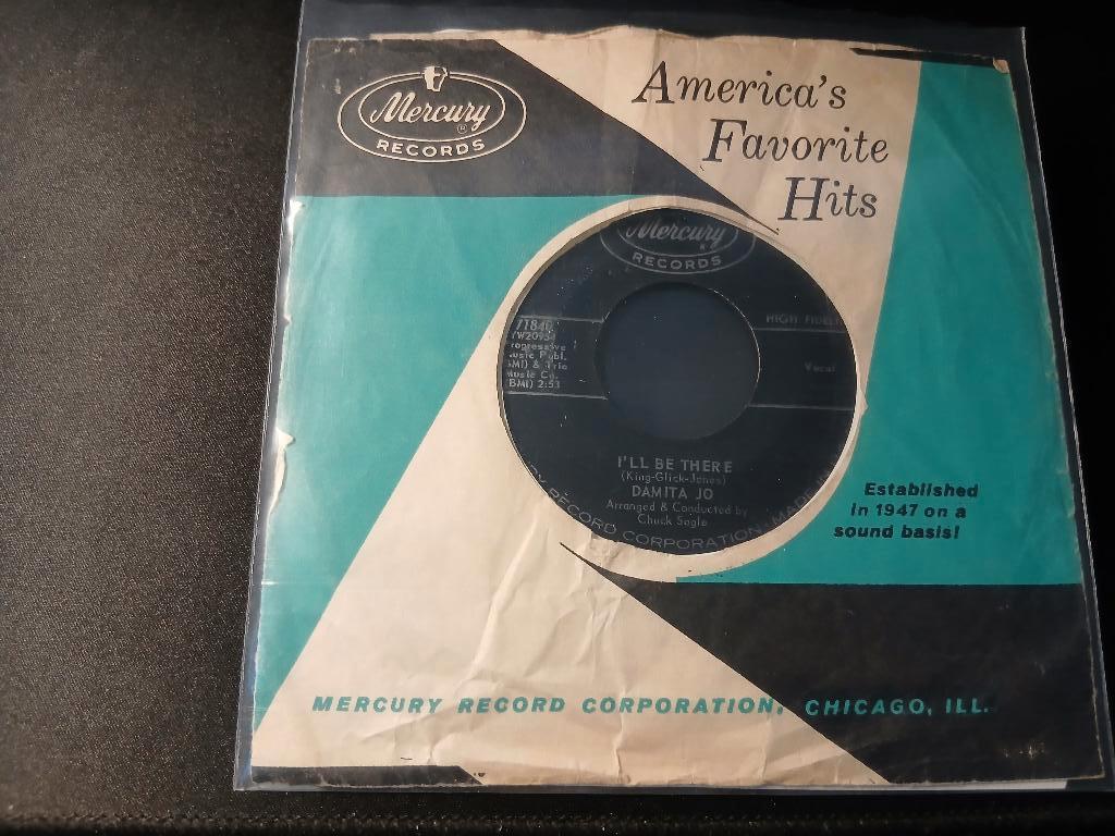 Damita Jo ‎– I'll Be There ' 7 "Popcorn ", 7 inch, Single, Ophalen of Verzenden, Zo goed als nieuw