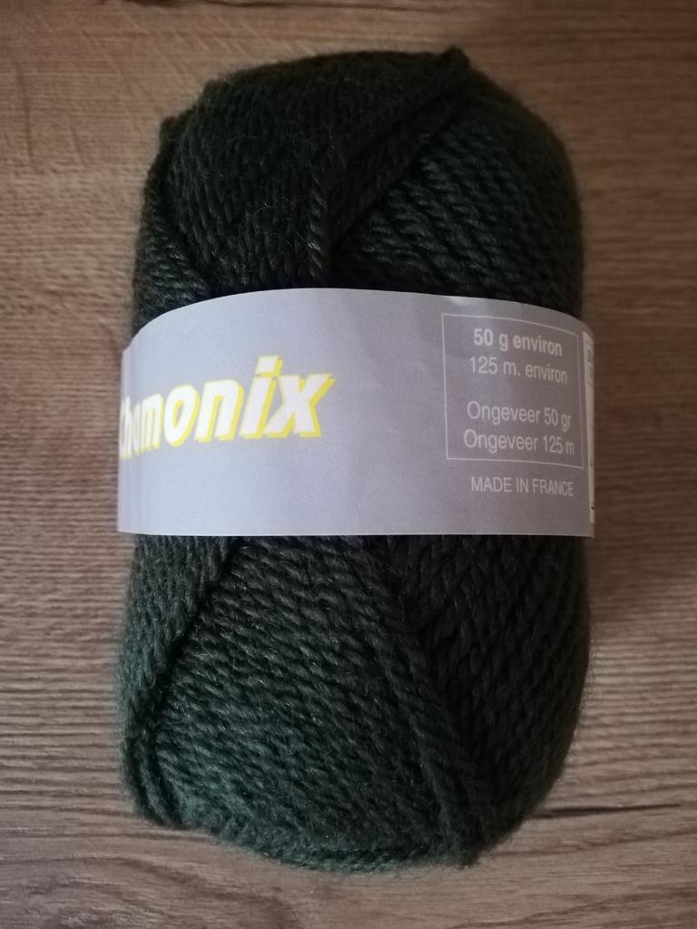 Donkergroene wol Chamonix., Hobby en Vrije tijd, Breien en Haken, Ophalen of Verzenden