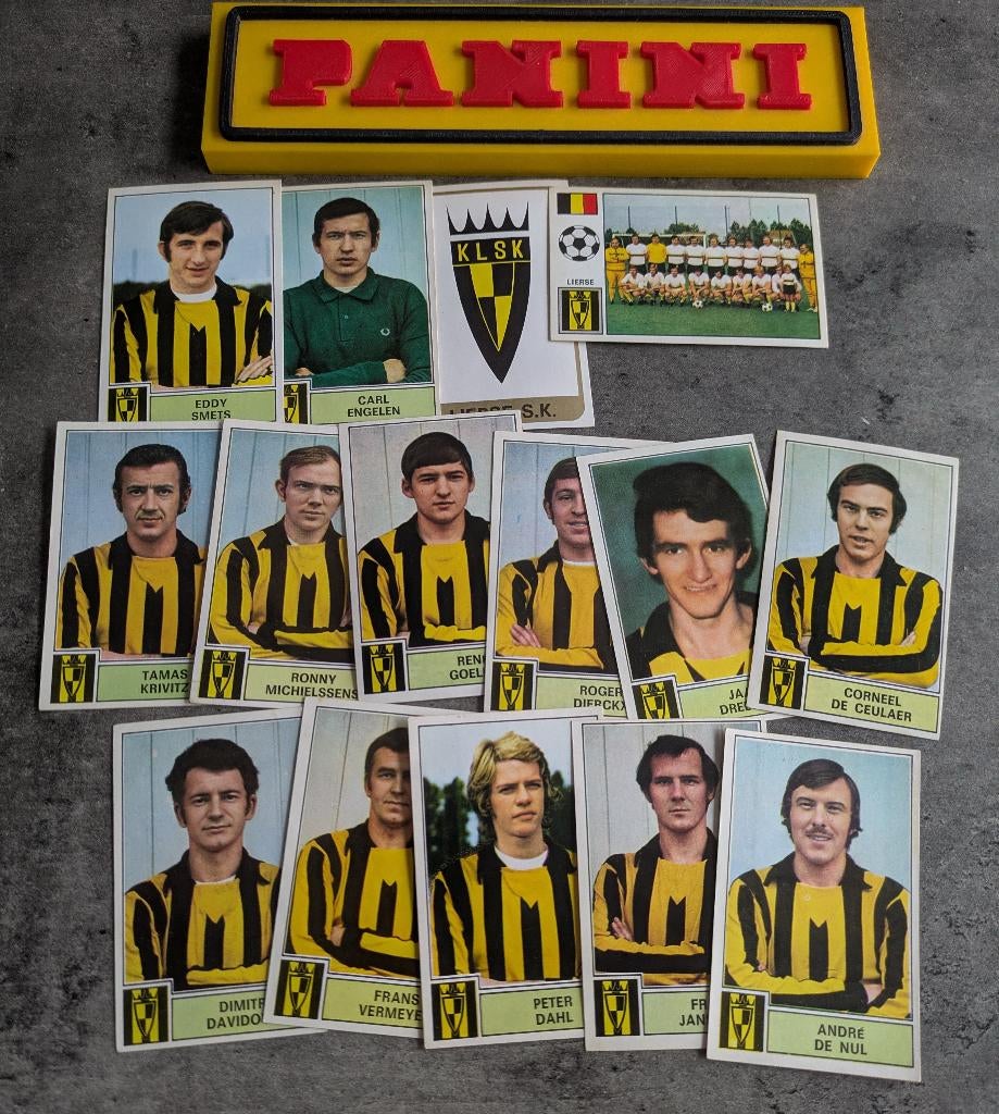 LOT 15 AUTOCOLLANTS PANINI FOOTBALL 1972/73 SK LIERSE 1972, Envoi, Comme neuf