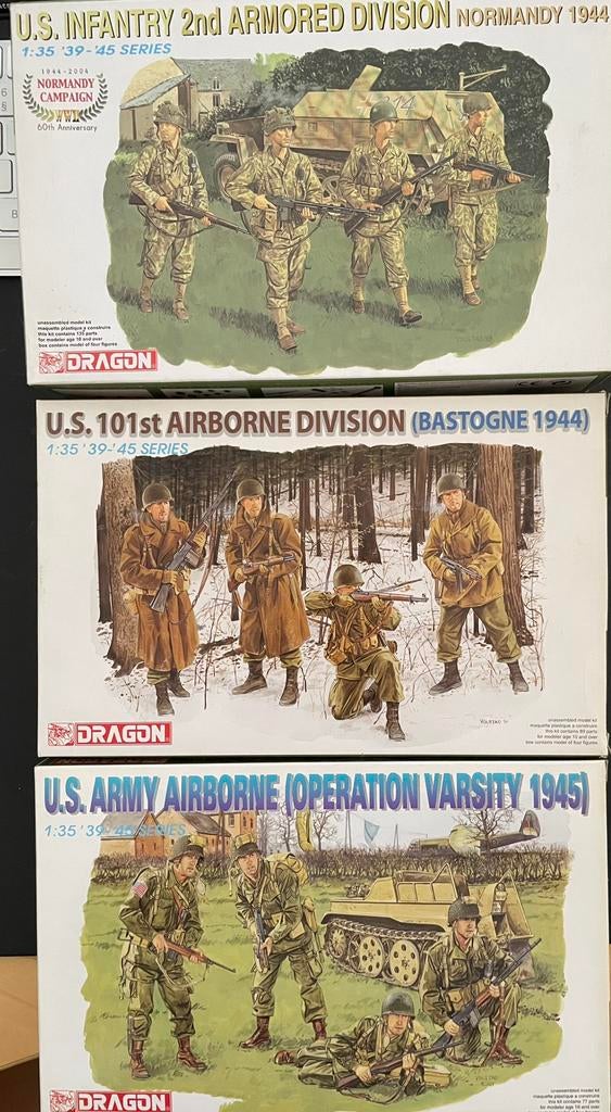 Dragon Figurines US 1/35, Enlèvement ou Envoi, Comme neuf