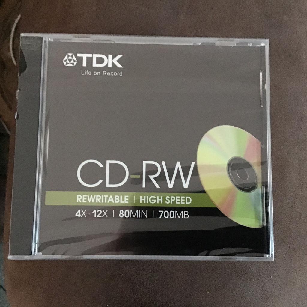 Nouveau boîtier scellé TDK CD RW 700MB HIGH SPEED, Enlèvement ou Envoi, Neuf, Cd, Réinscriptible