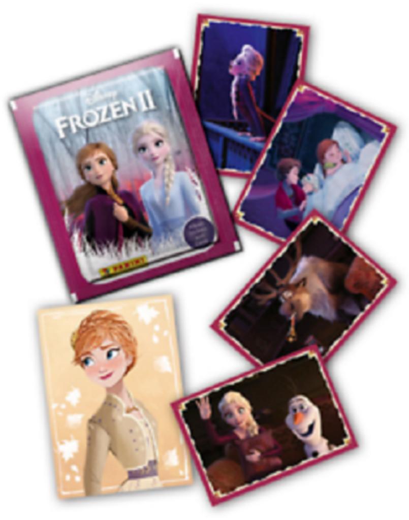 2 Cartes Panini Disney Frozen 2, Enlèvement ou Envoi, Comme neuf, Bande dessinée ou Dessin animé