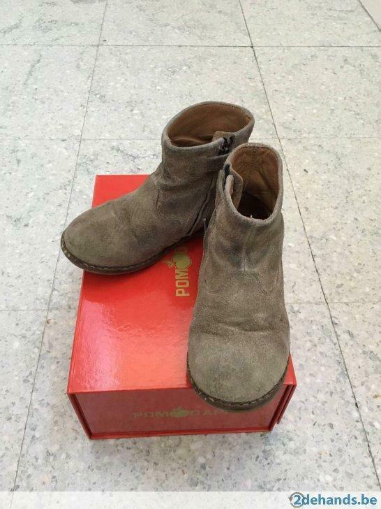 Laarzen / bottines meisje Pom d'api, Verzenden, Gebruikt, Laarzen