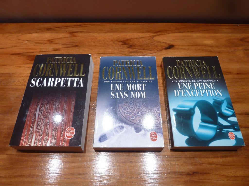 3 romans policiers Patricia Cornwell, Livres, Enlèvement