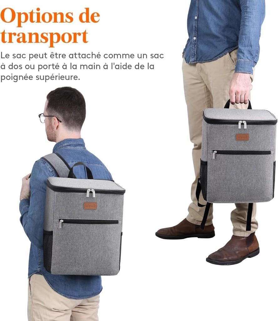 sac isotherme portable | 24 L | LIVRAISON GRATUITE, Neuf, -, -, LIFEWIT