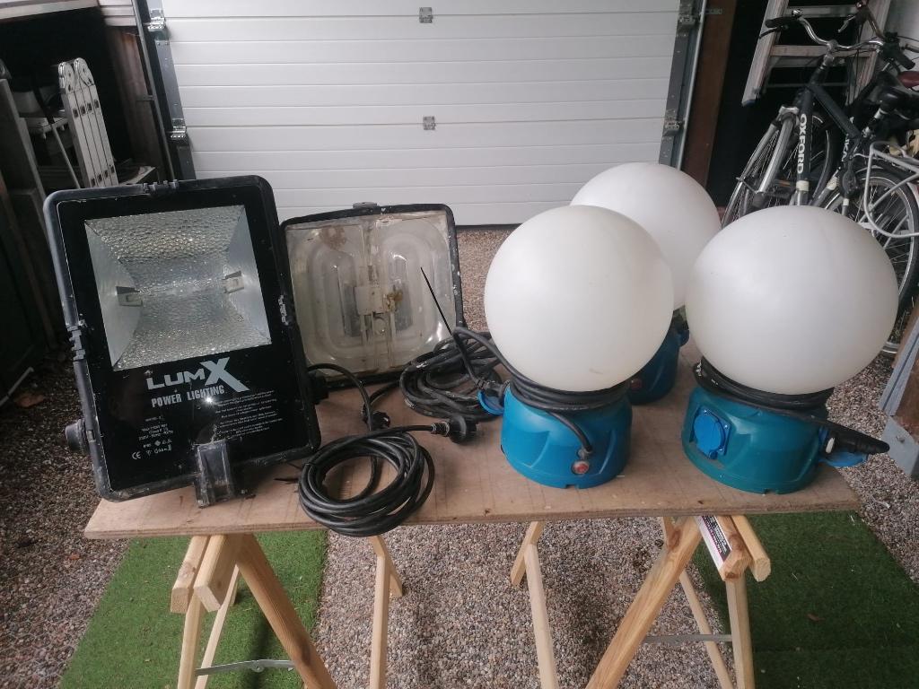 Werfbelichting, Ophalen, Gebruikt, 500 watt of meer, Overige typen
