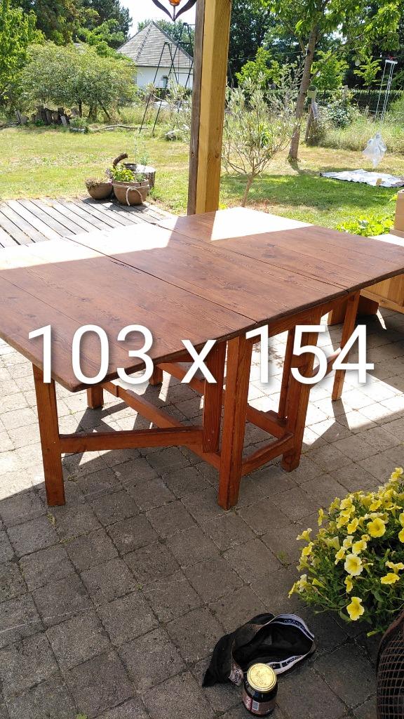 inklapbare antieke tafel, Huis en Inrichting, Tafels | Eettafels, Gebruikt, 100 tot 150 cm, 100 tot 150 cm, Vijf personen of meer