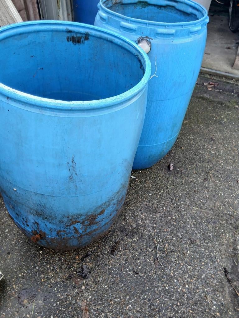 Regenton 220liter, Ophalen