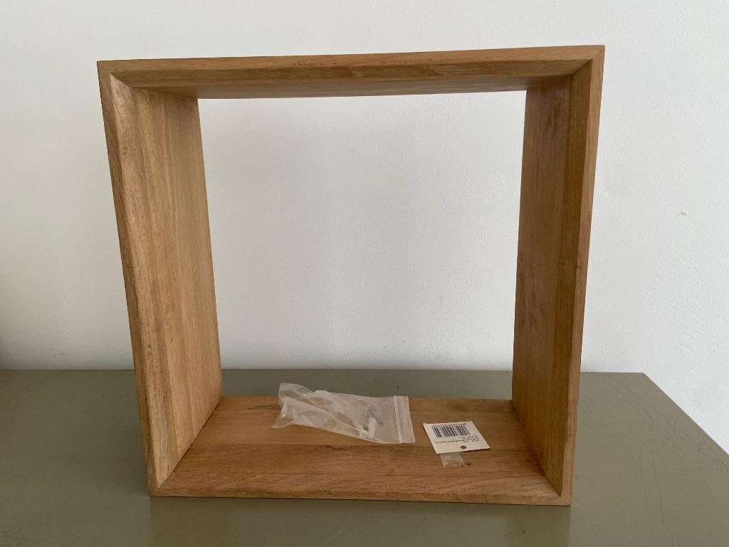 Étagère murale en chêne massif 35x35 cm, Enlèvement, Comme neuf