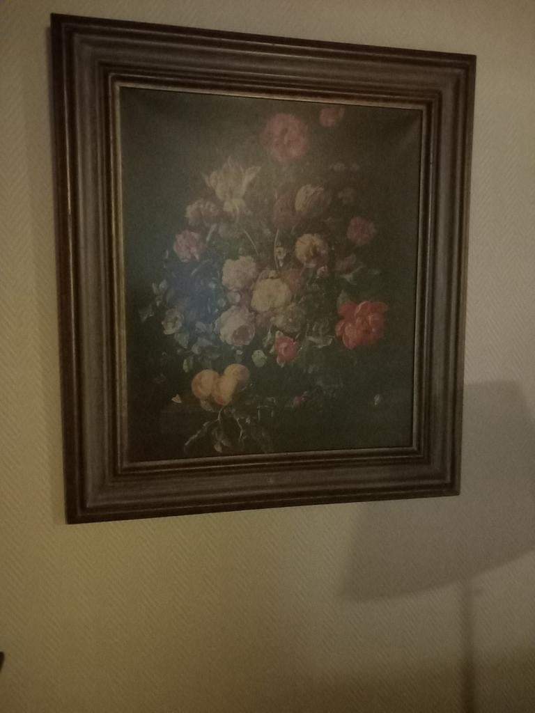 Schilderij op doek 81cm breed 91cm hoog, Antiek en Kunst, Ophalen