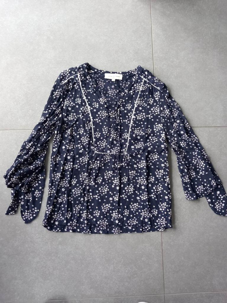 blauwe blouse maat S un jour ailleurs, Enlèvement ou Envoi, Taille 36 (S), Un jour ailleurs, Comme neuf