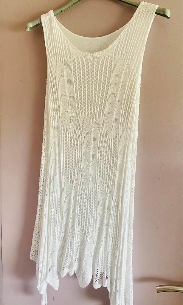 Strandjurkje maat 36/38, Kleding | Dames, Ophalen of Verzenden, Zo goed als nieuw, Maat 36 (S), Wit