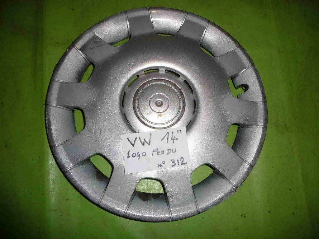 enjoliveur VW 14''& 16" (n°312+317) -1pc, Auto's, Volkswagen, Overige modellen, Overige bekleding, Particulier, Te koop