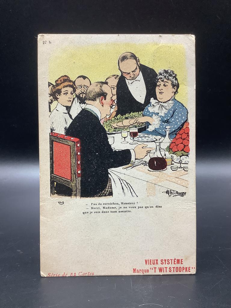 'T Wit Stoopke jenever reclame - Antwerpen, Verzamelen, Ophalen of Verzenden, Zo goed als nieuw