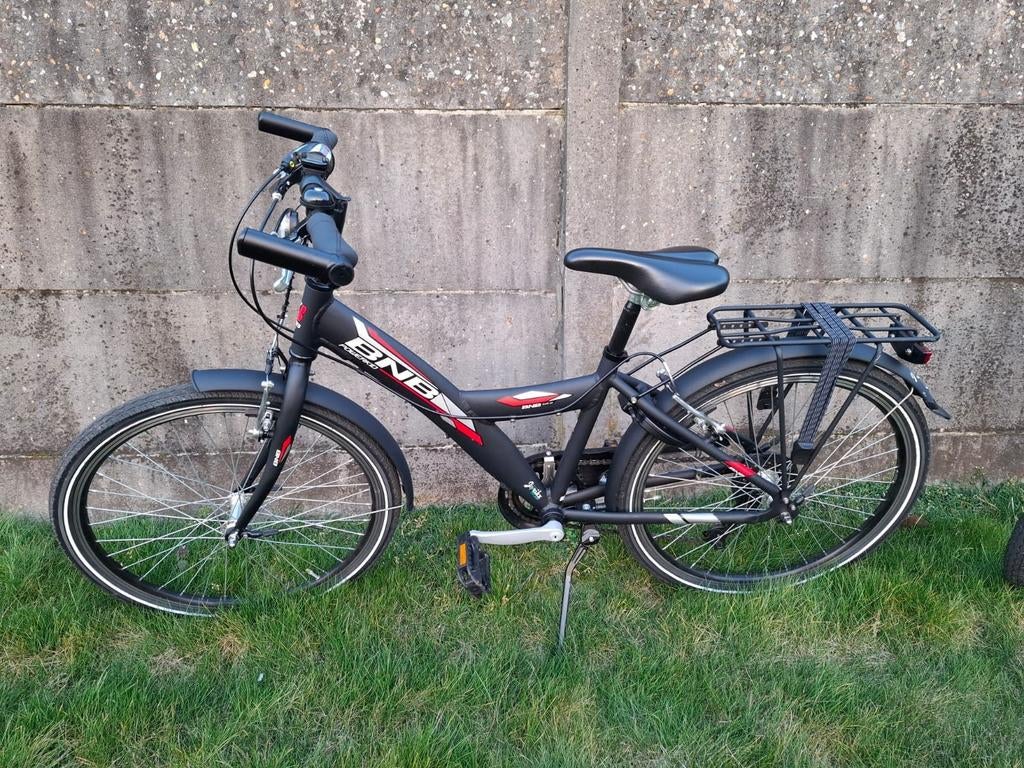BNB Powerkid kinderfiets, zwart, 24 inch ZEER GOEDE STAAT, Enlèvement