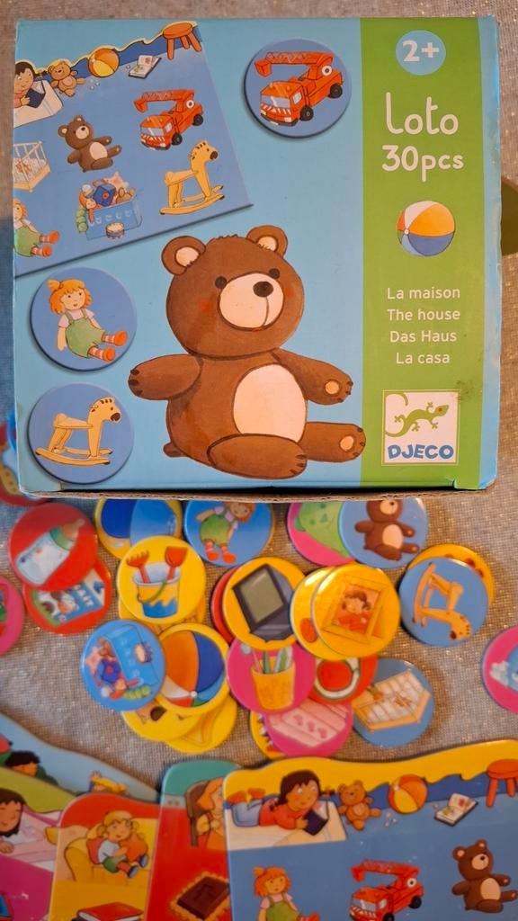 Loto spel djeco 2+, Ophalen