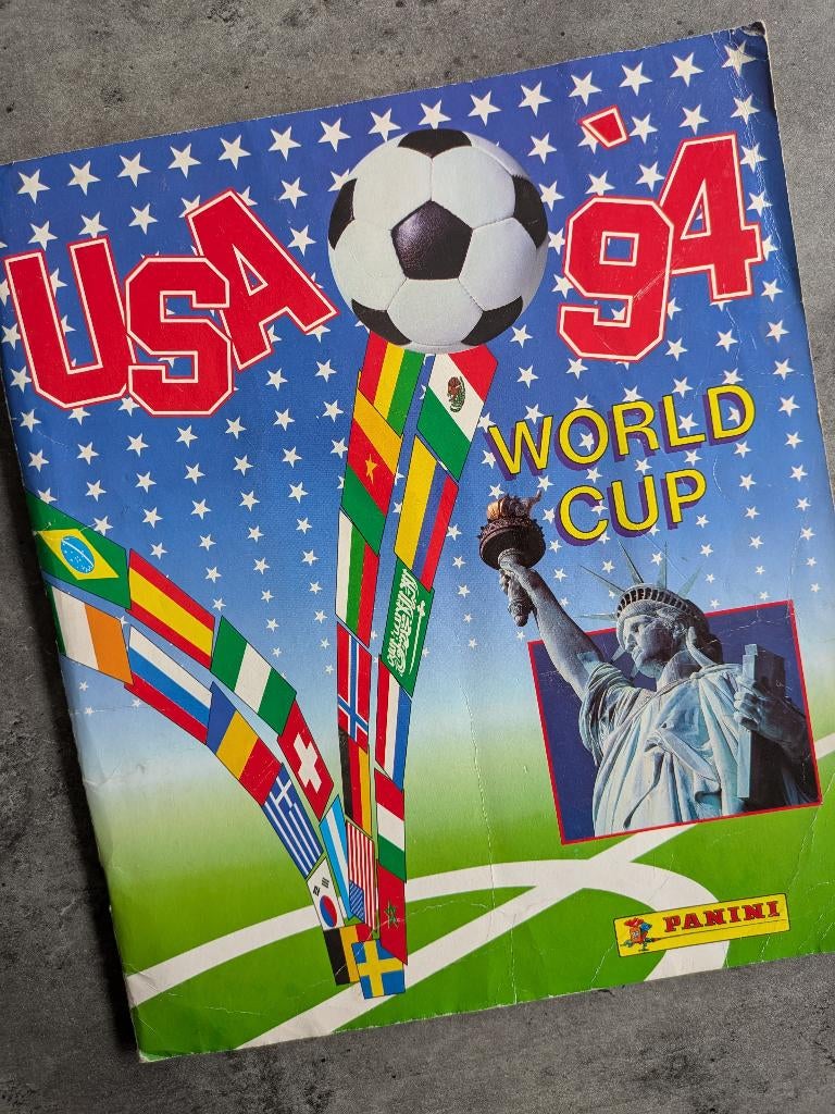PANINI WORLD CUP USA 94 sticker album voetbal 1994 volledig, Verzenden, Sticker