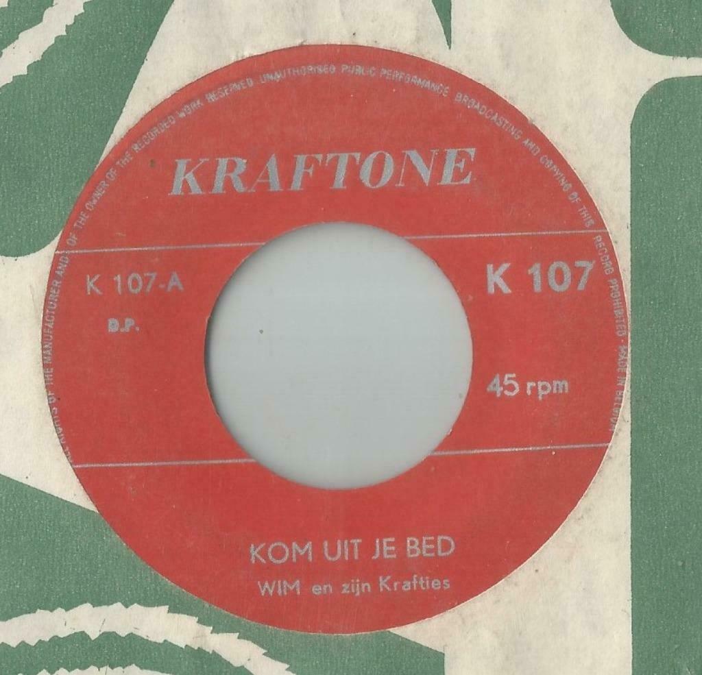Wim en zijn Krafties – Kom uit je bed - Single, Ophalen of Verzenden, Gebruikt, Nederlandstalig