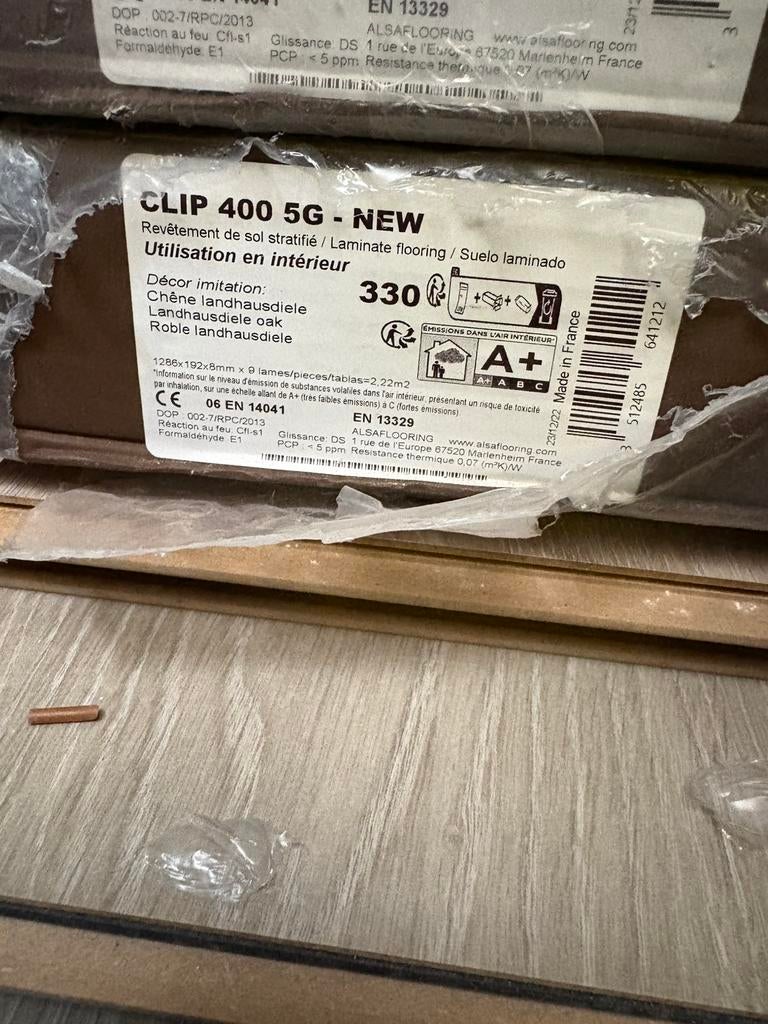 5 m² de parquet à vendre, Enlèvement, Neuf, Parquet