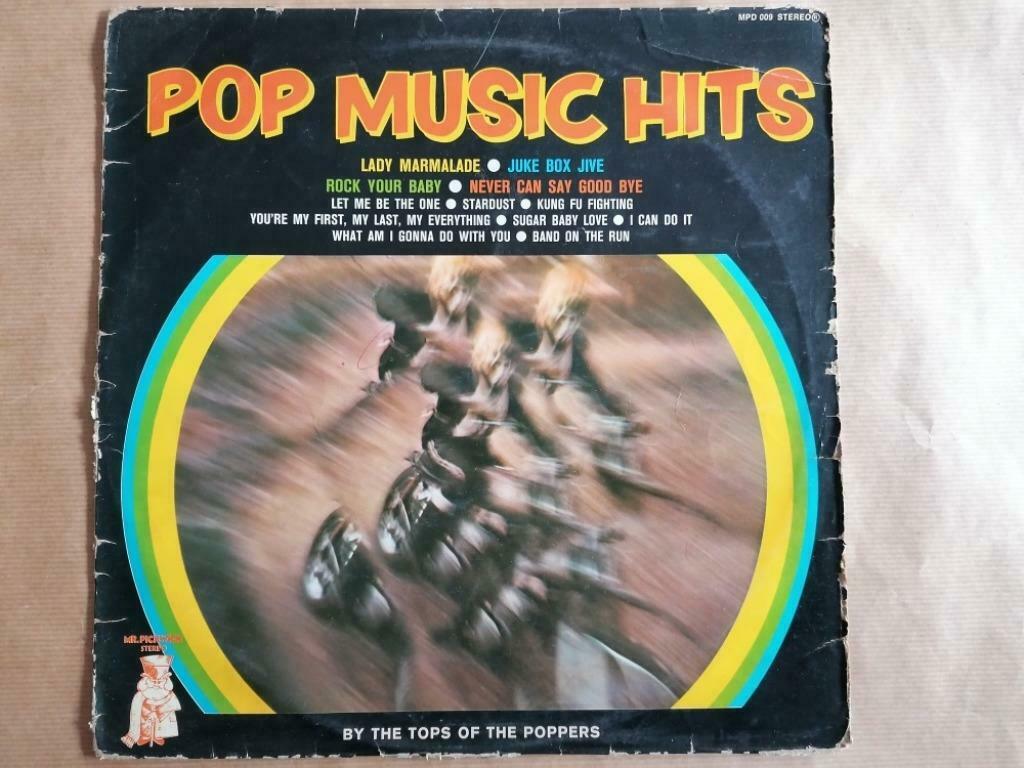 33T POP MUSIC HITS – By the Tops of the Poppers Label : Mr P, Enlèvement ou Envoi, Pop
