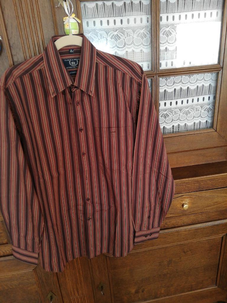 Chemise homme Clarck&Hillman. Taille M., Kleding | Heren, Ophalen of Verzenden, Zo goed als nieuw