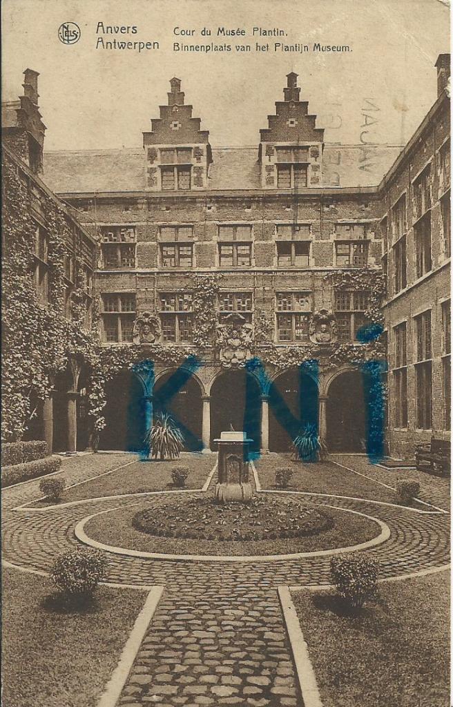 Anvers 1 Cpa ,musée Plantin, Envoi, 1920 à 1940, Affranchie, Anvers